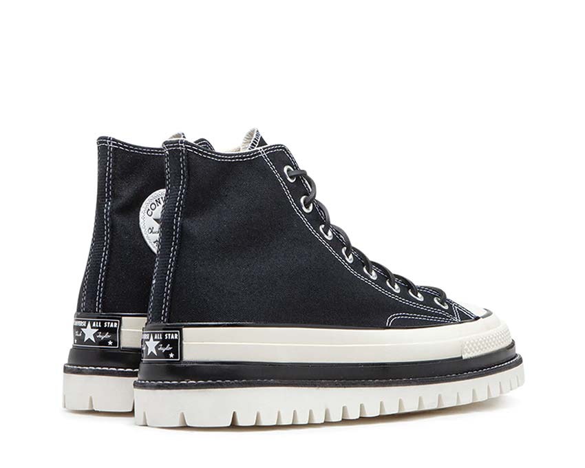 Converse CT70 Canvas Ltd Hi Noir/Trek-Noir semelle — semelle vulcanisée noire épaissie