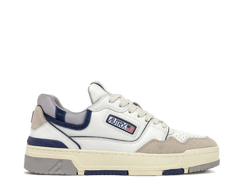 Autry CLC Low Multi Mat Blue — Herren-Sneaker mehrfarbiges Leder Sport