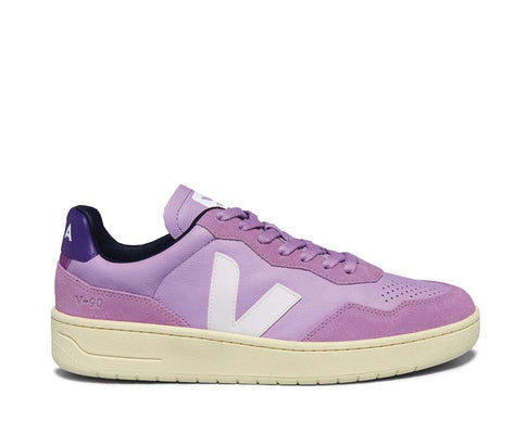 Veja V-90 OT Leather Extra White Rust — zapatilla mujer running vintage eco