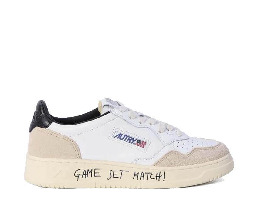 Autry Medalist Low Match White Black — zapatilla mujer ante deporte americano