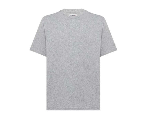 Autry T-Shirt Main Melange — t-shirt homme coton chiné logo brodé Autry