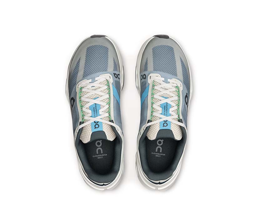 On Cloudsurfer Next W Niagara détail — mesh respirant running femme