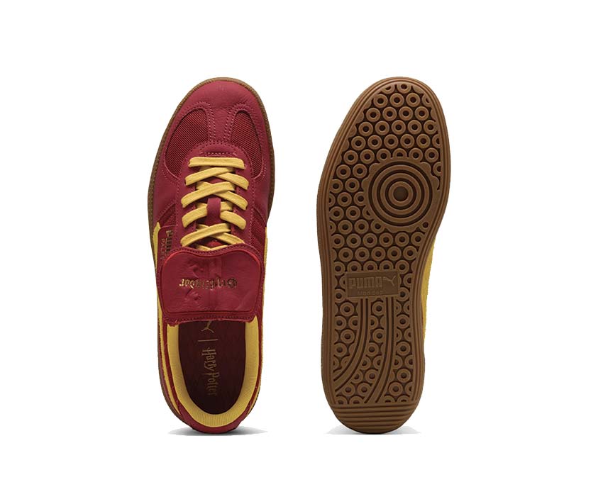 Puma Palermo x Harry Potter Dark Crimson détail — logo Harry Potter
