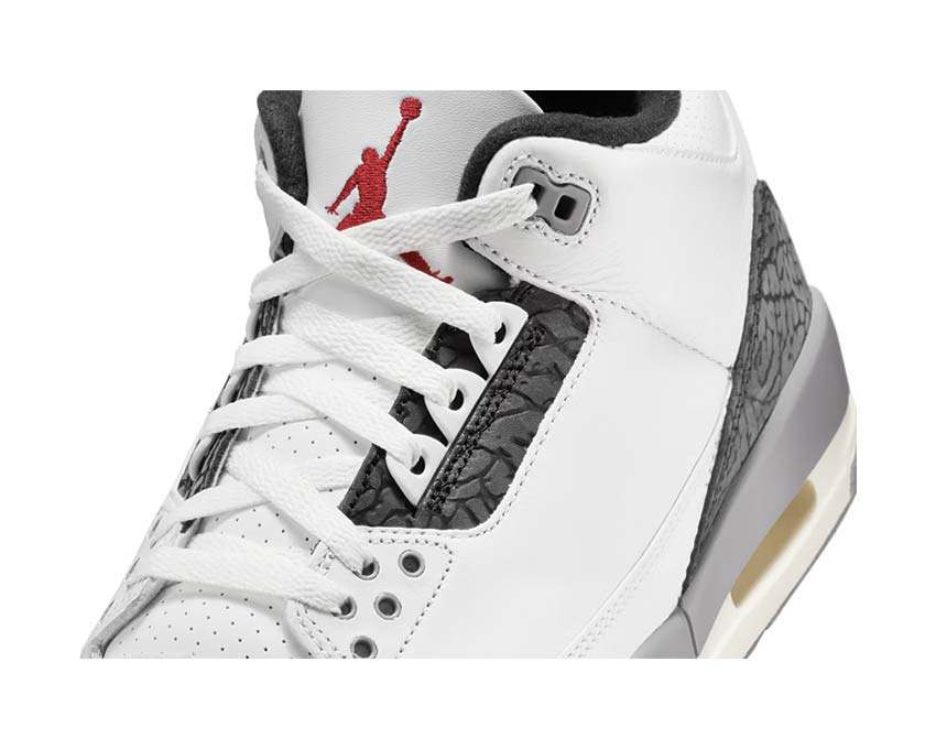 Jordan Air Jordan 3 Retro Cement Grey — vue de face homme gris ciment