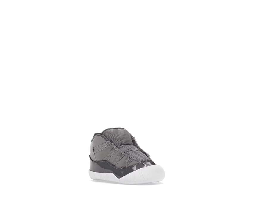 Jordan 11 Baby PS Medium Grey Seitenansicht — Lackleder Patent Baby PS