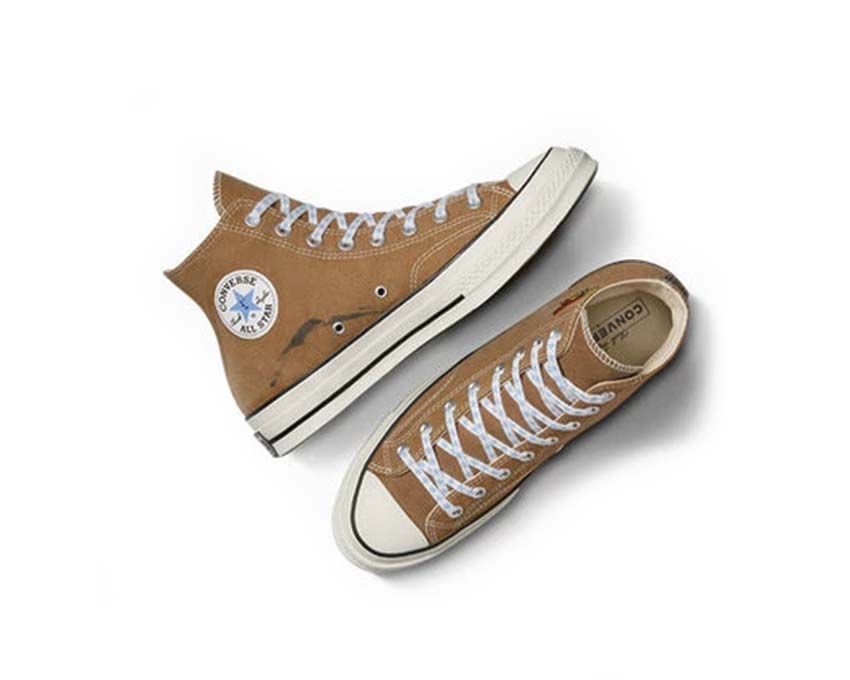 Converse x Sky High Farm Chuck 70 Brown/Egret semelle — semelle vulcanisée épaissie