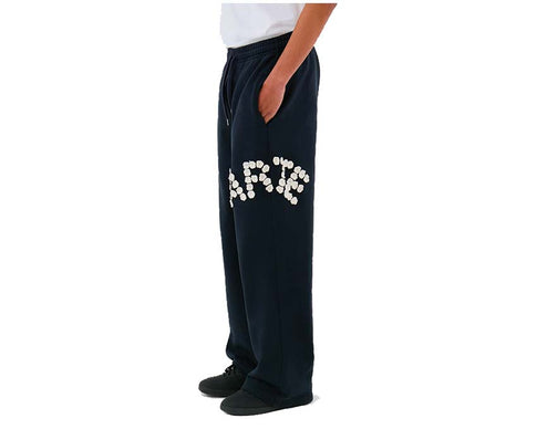 Arte Crochet Flowers Pants Dark — pantalon unisexe crochet fleurs