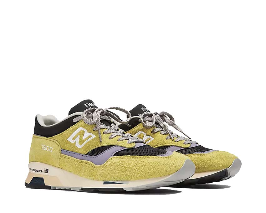 New Balance 1500 Made in UK Green Oasis Seitenansicht — Schaft aus Wildleder und Mesh