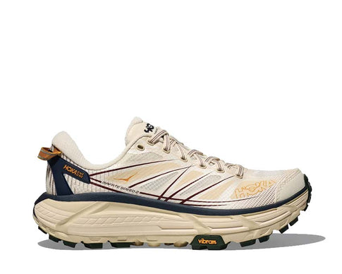 HOKA Mafate Speed 2 Alabaster Oatmilk — running unisexe semelle maximale EVA