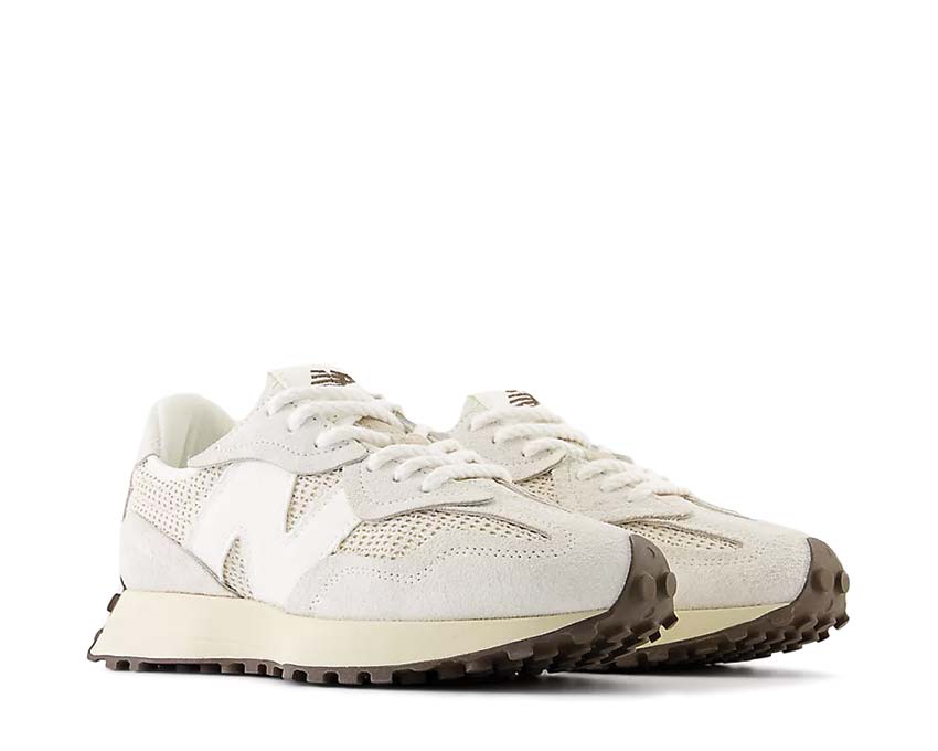 New Balance 327 vue latérale — tige en suède et mesh