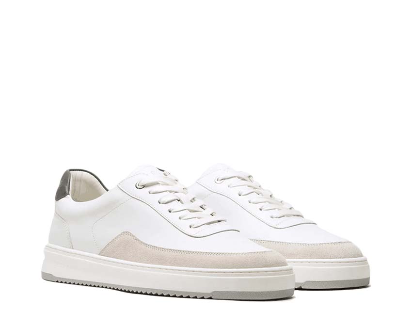 Filling Pieces Mondo Squash Tag vue latérale — cuir noir blanc tag squash