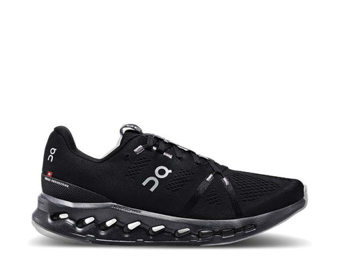 On Cloudsurfer All Black — running homme technologie CloudTec