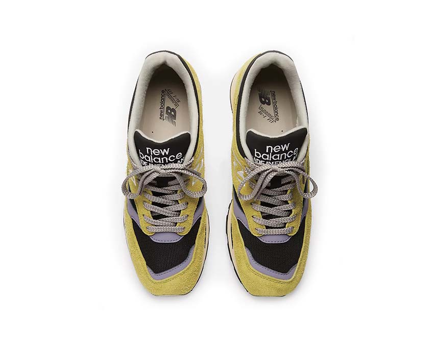 New Balance 1500 Made in UK Green Oasis Detail — Made in UK Verarbeitung