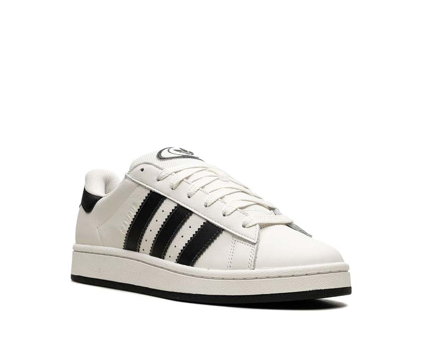 vue latérale — Campus 00s White Black semelle gomme plate