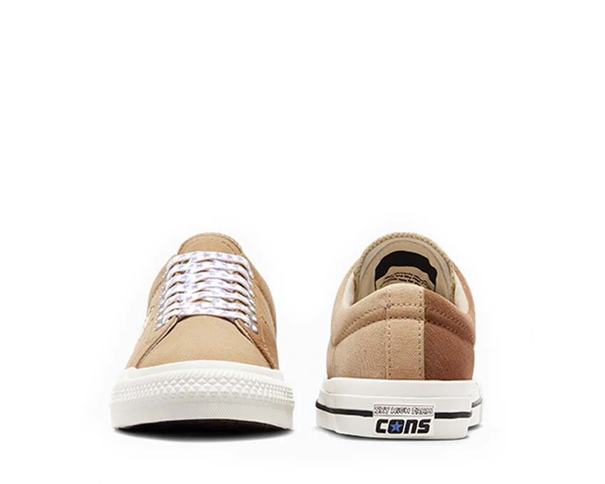 Converse x Sky High Farm One Star Pro Brown/Egret Sohle — vulkanisierte One Star Sohle