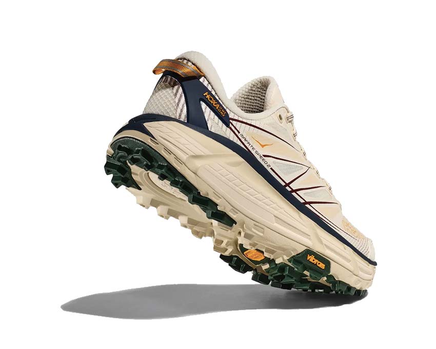 HOKA Mafate Speed 2 Alabaster Oatmilk semelle — amorti maximal