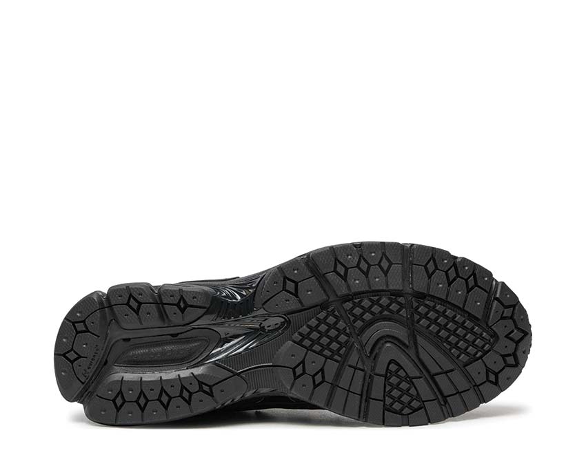 New Balance 1906N Noir détail — empiècements suédés premium