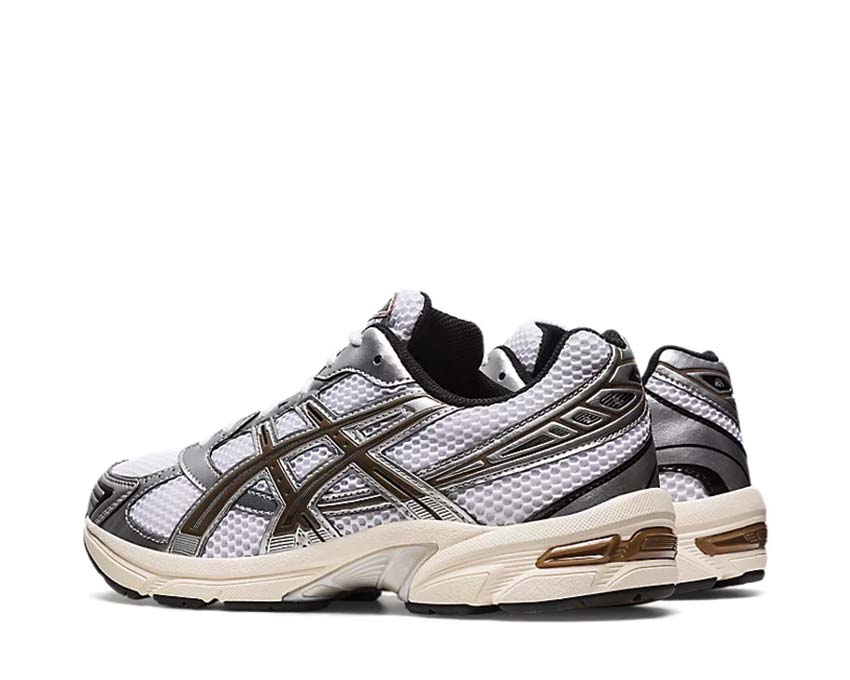 Asics Gel 1130 White/Clay Canyon Sohle — Gel Retro 90s Dämpfung