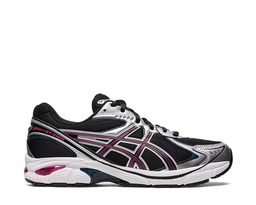 Asics GT-2160 Black/Pure Silver — running rétro femme technologie GEL noirfonce.eu