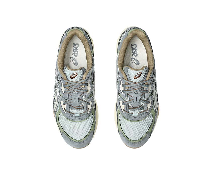 Asics Gel NYC Cold Moss détail — matière premium