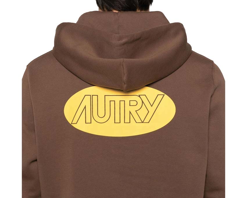 Autry Hoodie Main dos — sweat capuche dos logo imprimé Autry