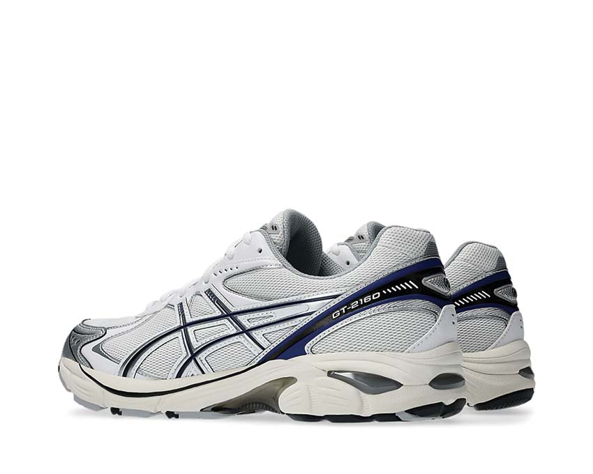 Asics GT-2160 White/Deep Marine semelle — amorti Gel stabilité