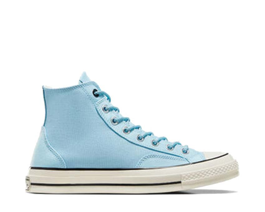Converse Chuck 70 Hi Sky Blue — Damen-Sneaker Hellblau Pastell Vintage-Segeltuch