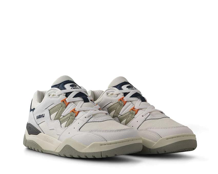 Karhu Fusion XT Cloud Dancer/Agate Grey vue latérale — mesh respirant