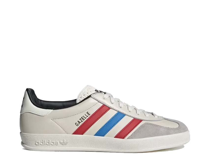 Adidas Gazelle Indoor White — sneaker unisexe daim semelle gomme indoor vintage