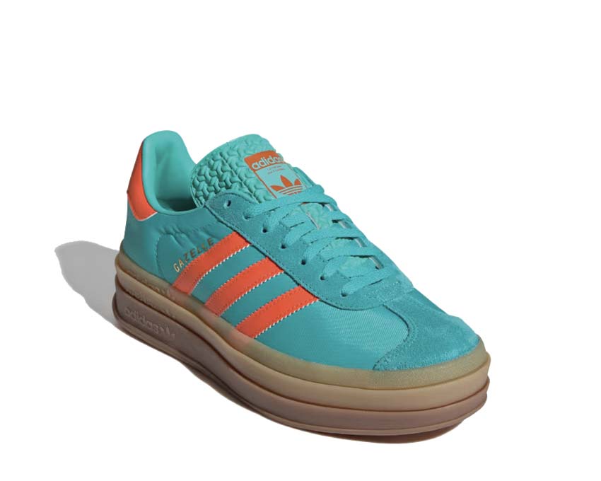 Adidas Gazelle Bold W Seitenansicht — XXL-Plateausohle-Profil