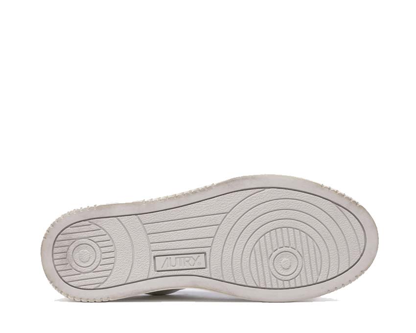 Autry Super Vintage Low Virg Leat Pmc détail — empiècements colorés