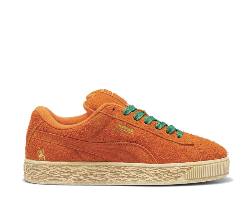 Puma Suede XL Carrots 2 Black Orange — zapatilla hombre ante oversize collab Carrots