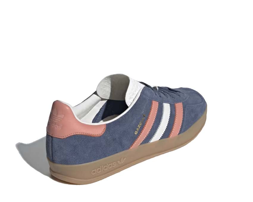 Adidas Gazelle Indoor Blue Wonder Clay Sohle — flache Indoor-Gummisohle