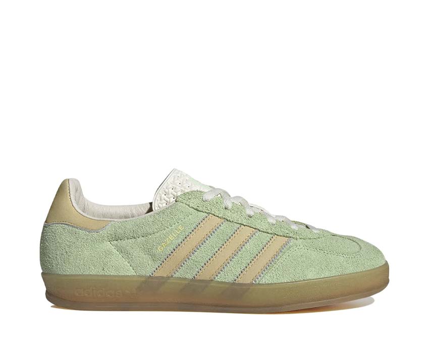 Adidas Gazelle Indoor Semi Green Spark — sneaker femme vert fluo et jaune
