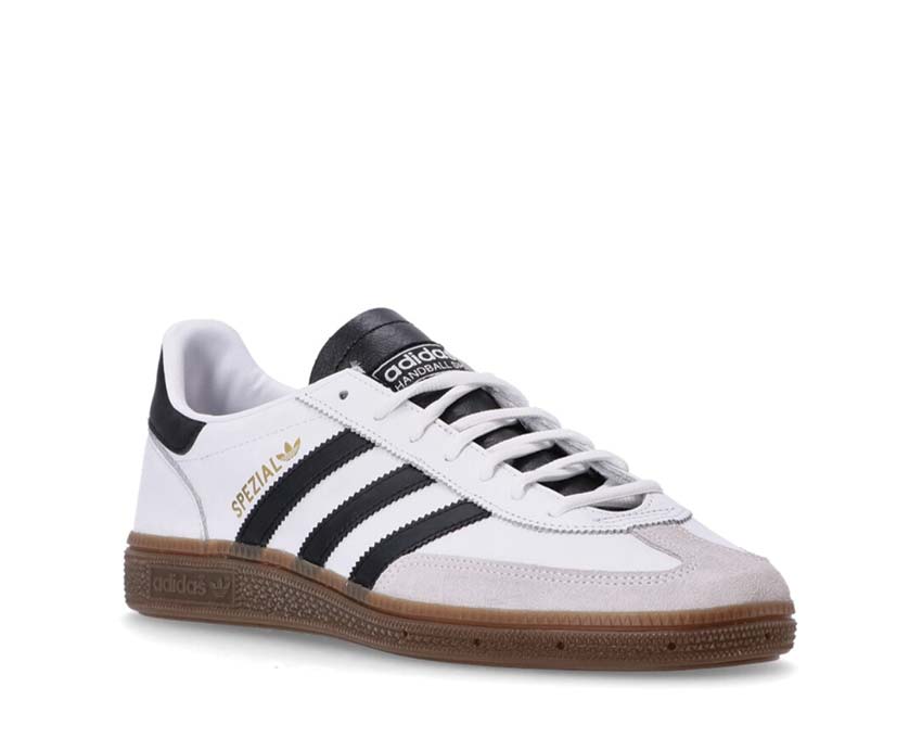 Adidas Handball Spezial OG White vue latérale — profil bas et semelle gomme