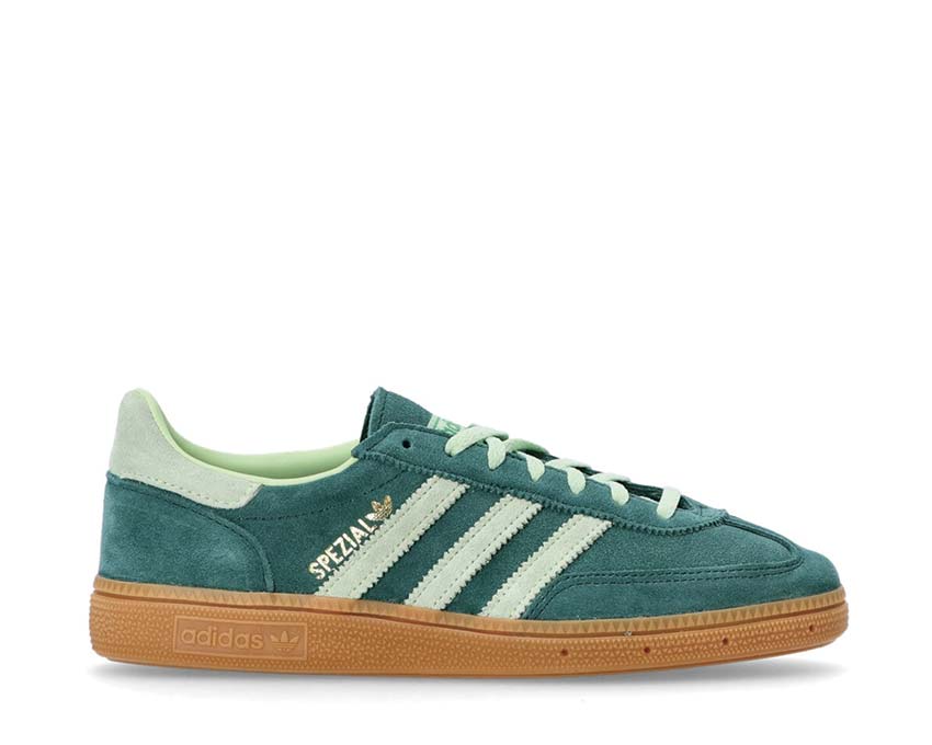 Adidas Handball Spezial W Collegiate Green — sneaker femme cuir suède vintage handball