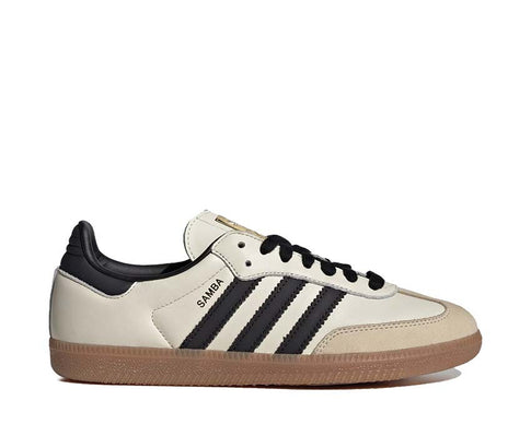 Adidas Samba OG W White Cream Sand Strata — sneaker femme cuir tons neutres