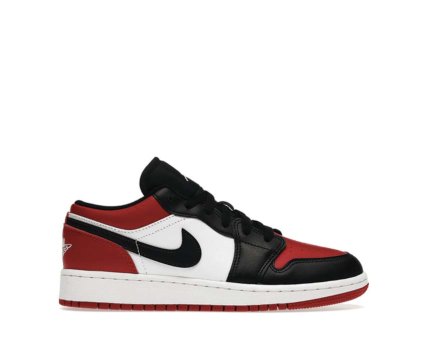 Jordan Air Jordan 1 Low GS Gym Red Black White — sneaker femme rouge gym