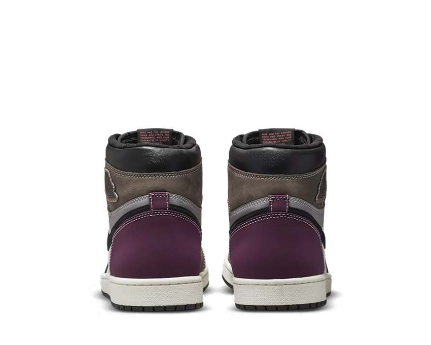 Jordan Air Jordan 1 Retro High OG Black Sail Sohle — vulkanisierte weiße Sohle