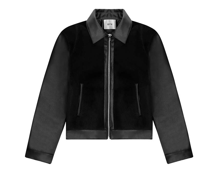 Arte Jasper Double Jacket Black — chaqueta unisex doble tela streetwear