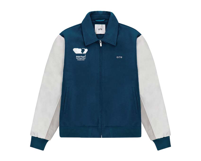 Arte Jonah Team Jacket Green — veste unisexe style équipe sportswear