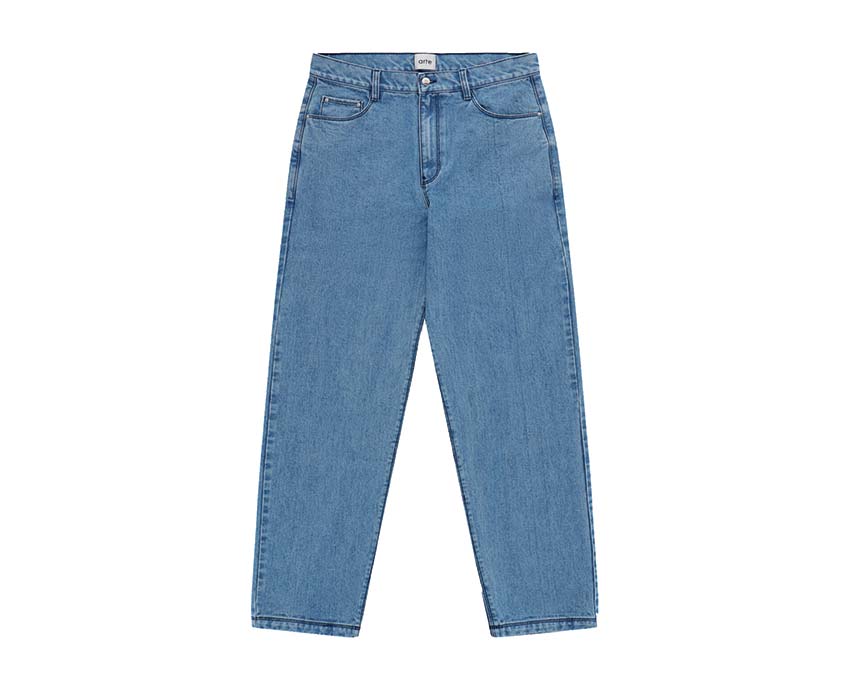 Arte Poage Back Heart Pants Denim — pantalón unisex denim corazón trasero
