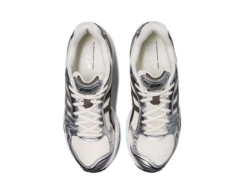 Asics Gel Kayano 14 Cream Black détail — matière premium