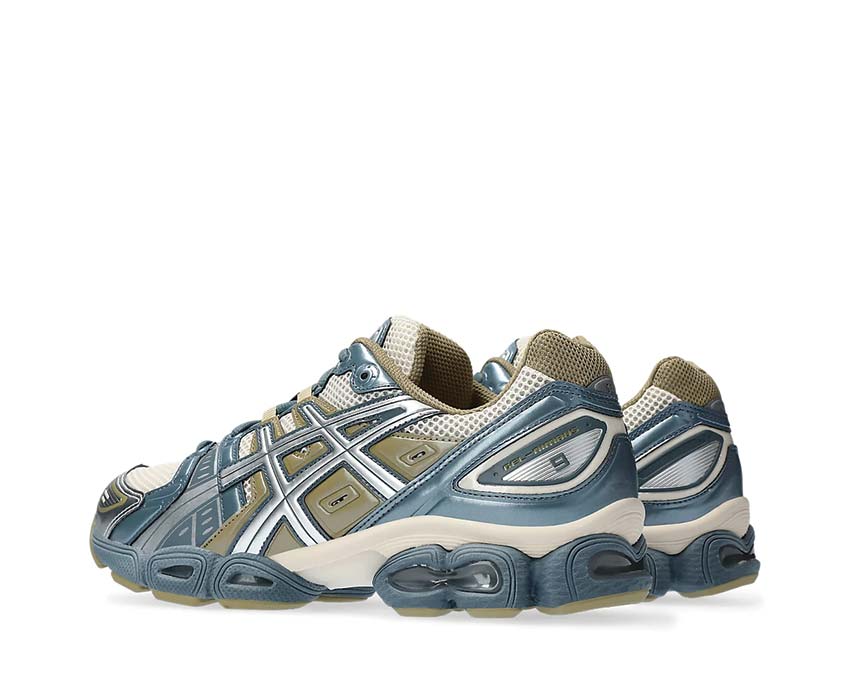 Asics Gel Nimbus 9 Oatmeal Iron Clay suela — tecnología Gel