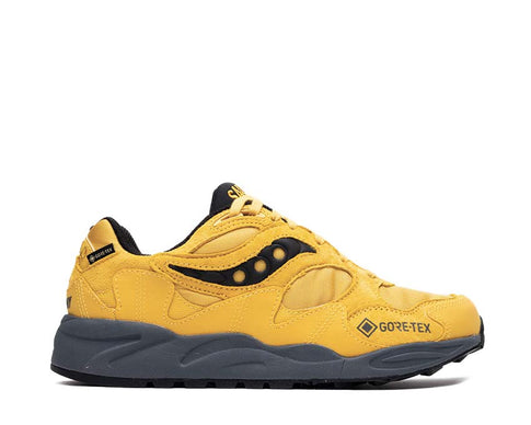 Saucony Grid Shadow 2 GTX Yellow Black — running homme tige mesh respirante
