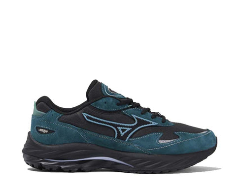 Mizuno Wave Rider β Deep Teal — sneaker homme running bleu canard profond