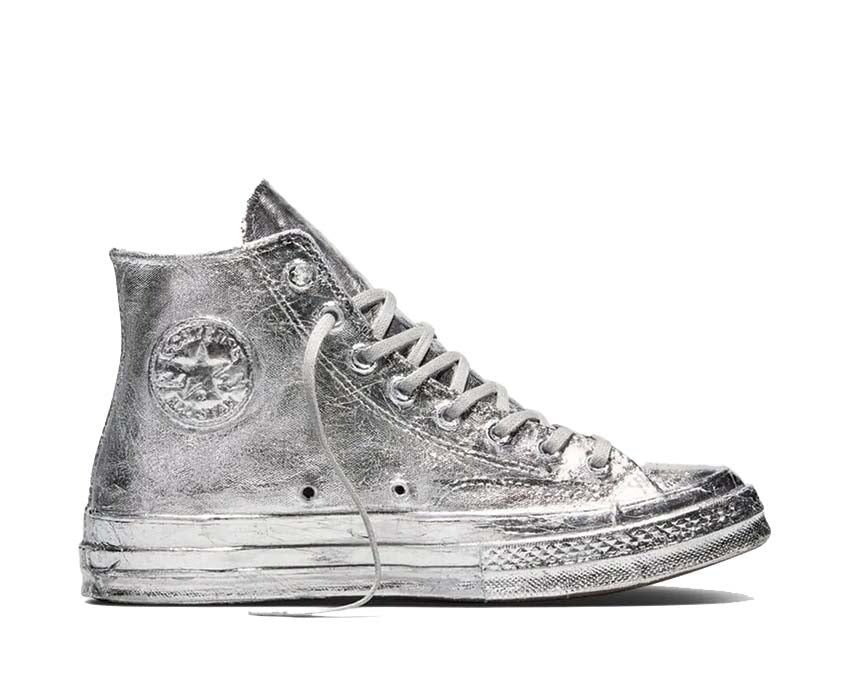 Converse Chuck 70 Canvas Ltd Silver Foil — sneaker femme toile limitée argentée métallisée