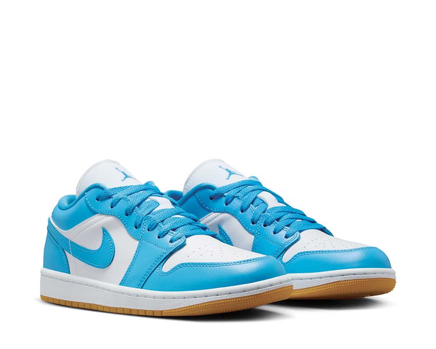 Air Jordan 1 Low Powder Blue White semelle — semelle gomme Jordan 1 Low