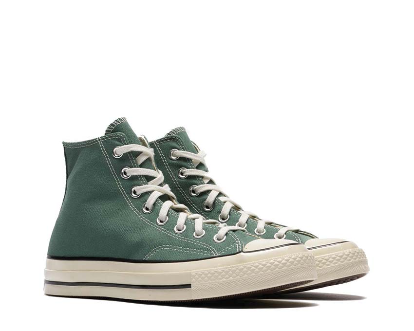 Converse Chuck 70 Hi Admiral Egret vue latérale — toile premium bleue