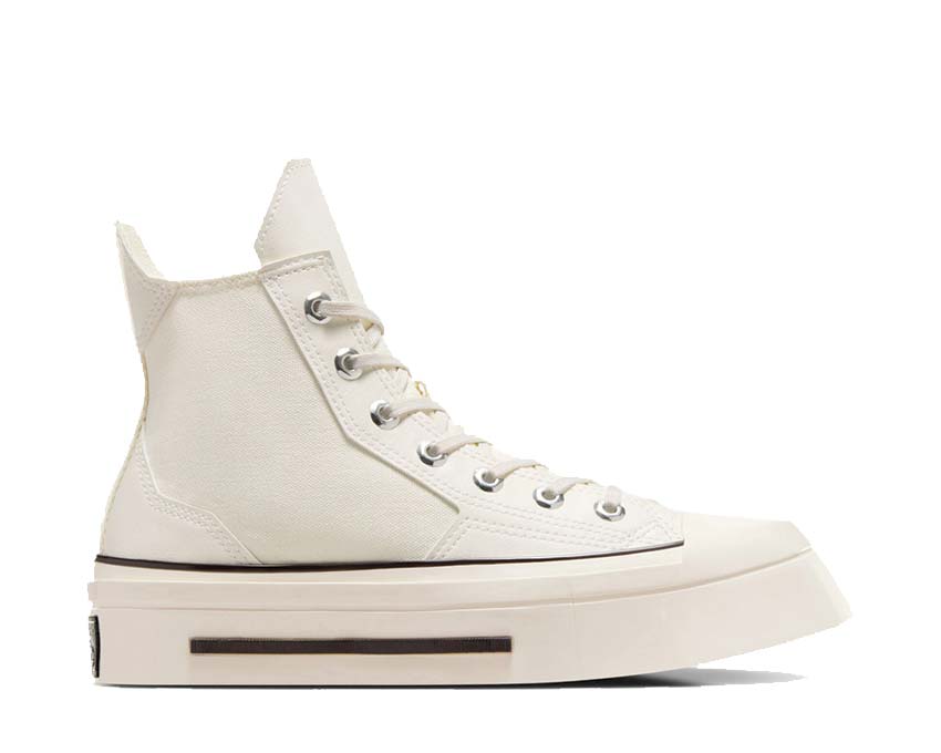 Converse Chuck 70 De Luxe Squared Hi Khaki Off White — sneaker femme plateforme